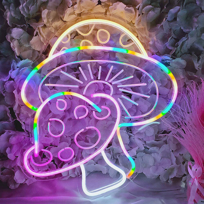 Mushroom Neon Light