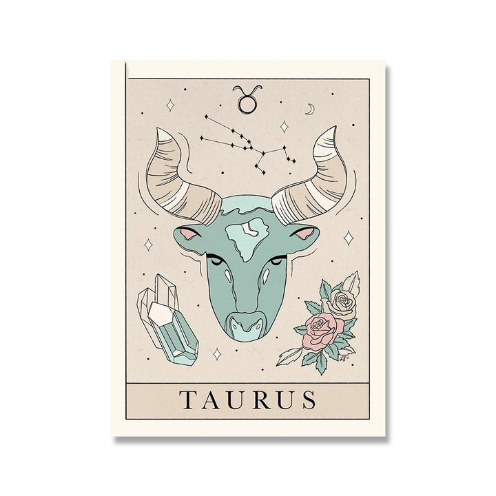 Horoscope Tarot Canvas Posters