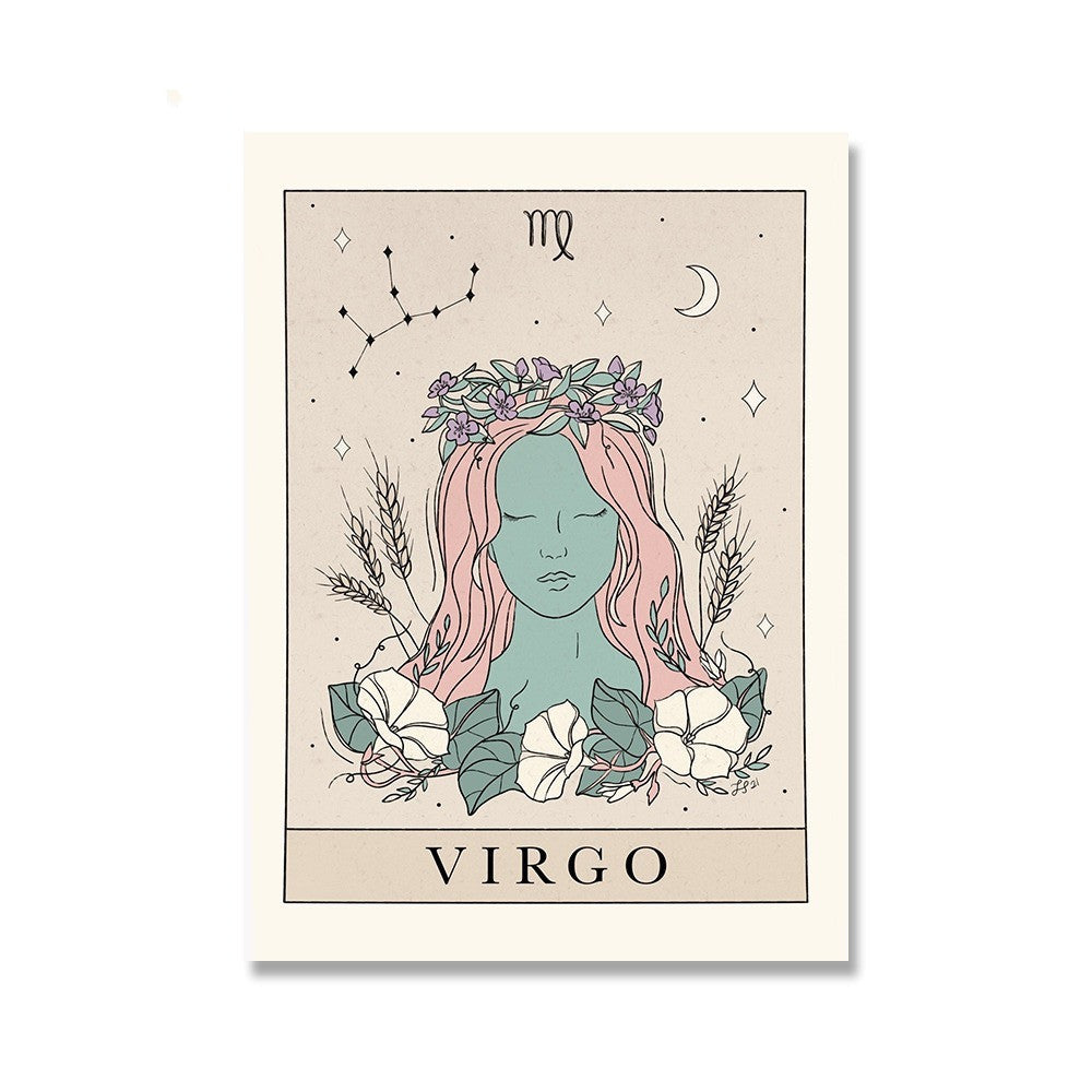 Horoscope Tarot Canvas Posters