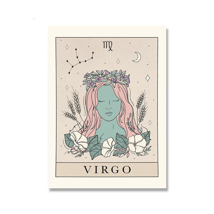 Horoscope Tarot Canvas Posters