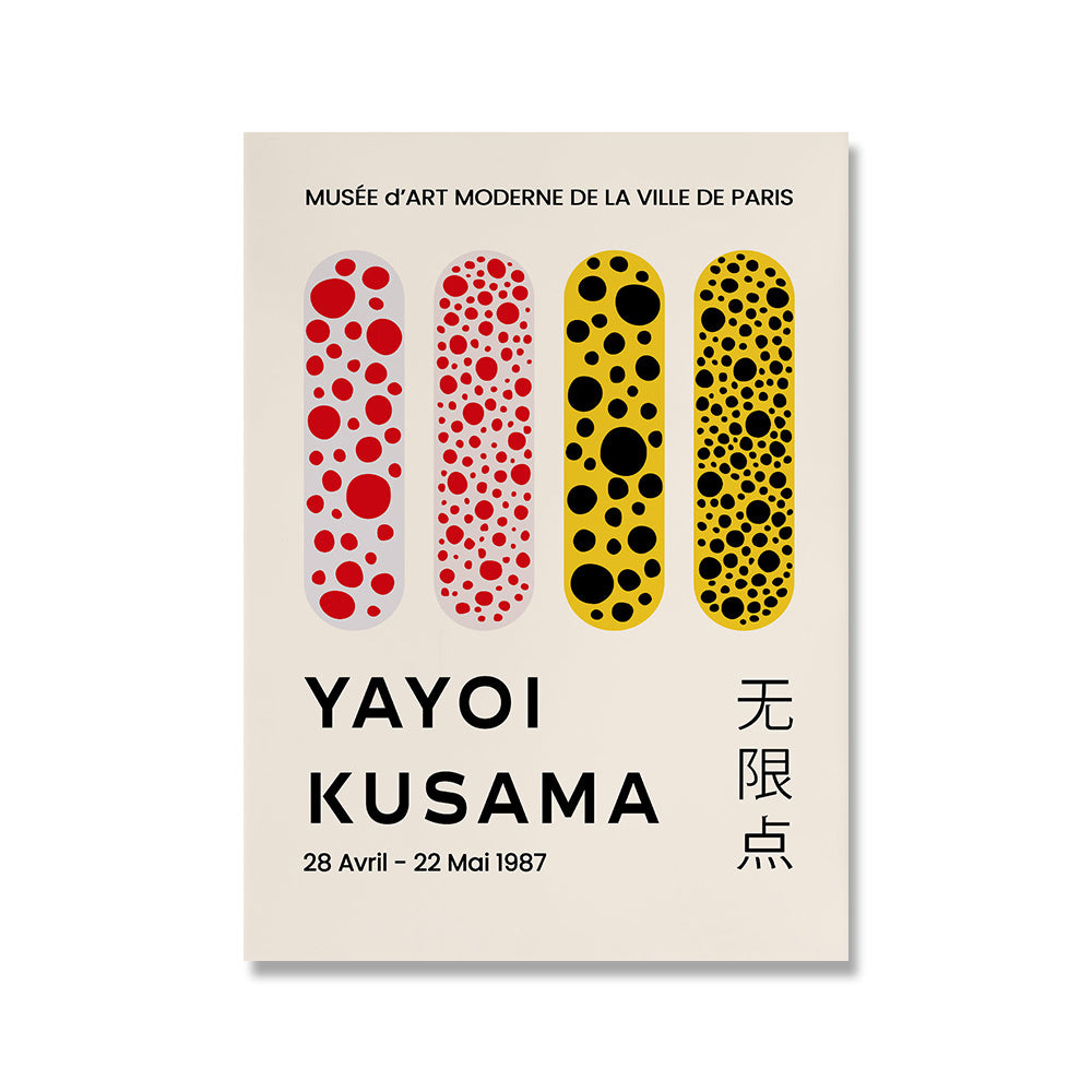 Yayoi Kusama Canvas Posters