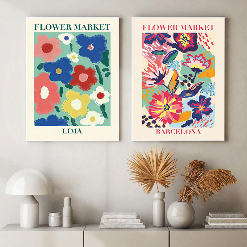 Pop & Petals Canvas Posters