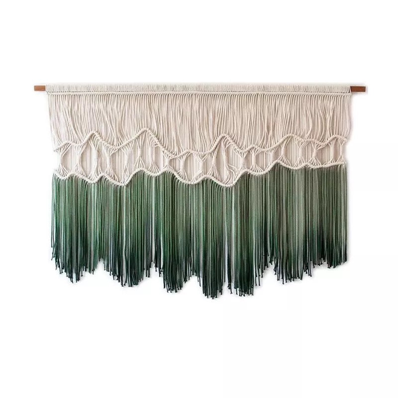 Handmade Green Dye Macrame