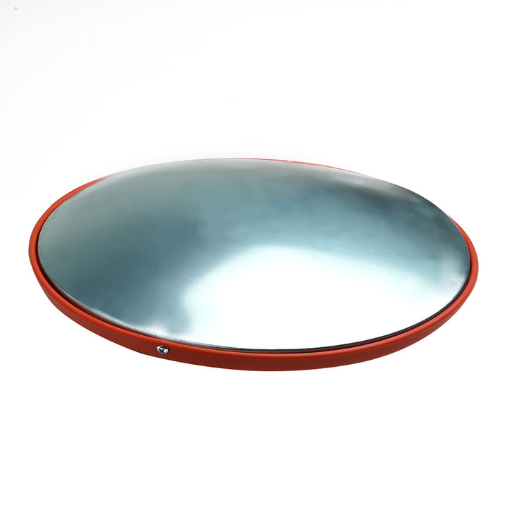 Red Convex Traffic Mirror