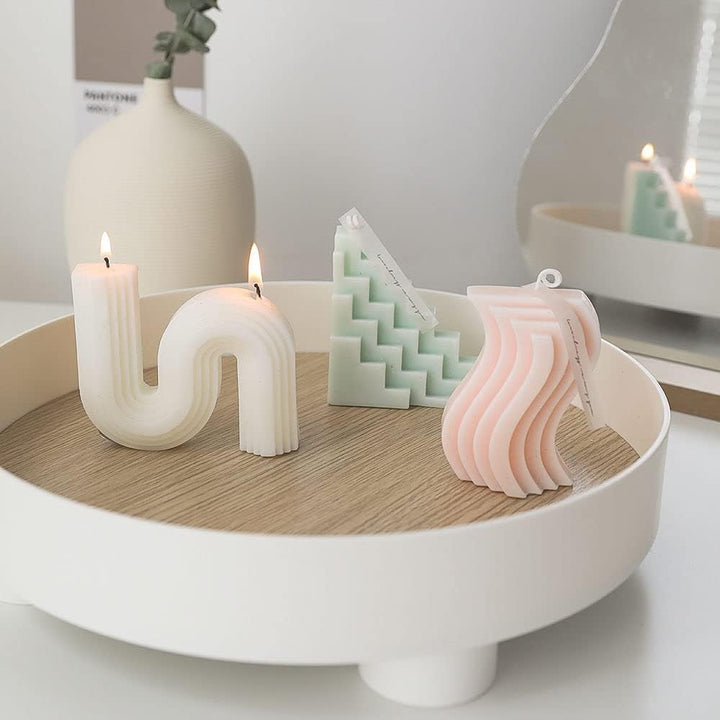 Geometric Ornaments Candle