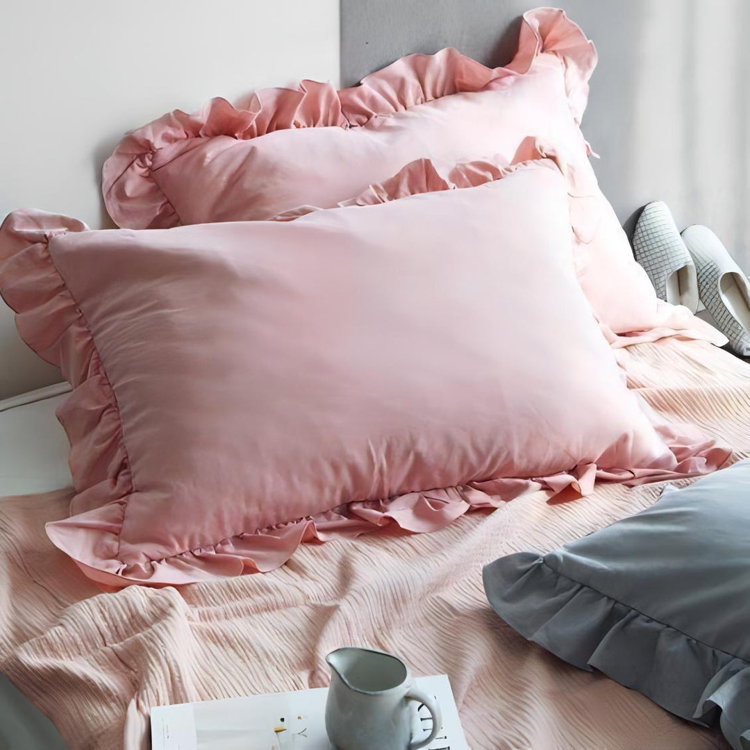 French Ruffles Bedding Set