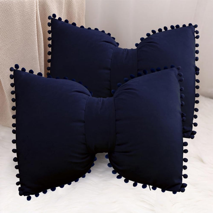 Classic Bow-Tie Decorative Pillow