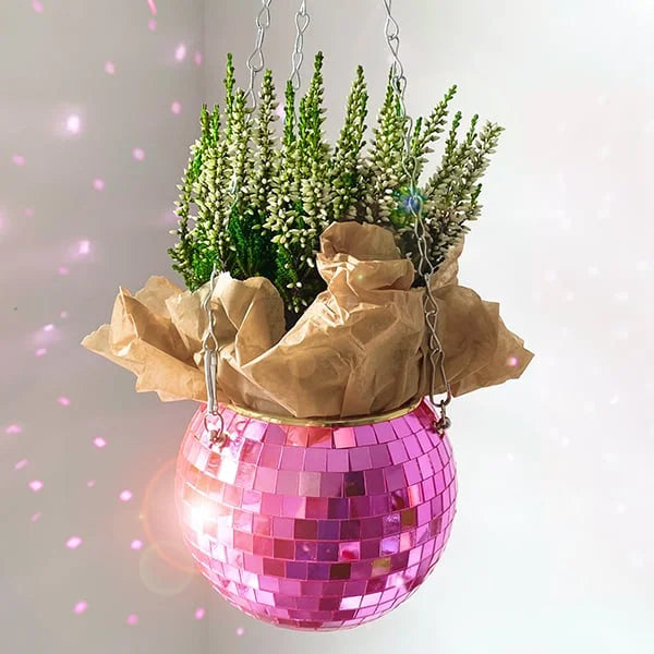 Disco Ball Planter