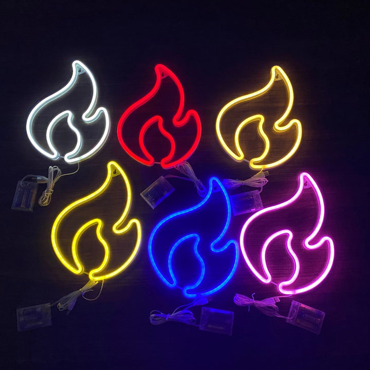 Fire Flame Neon Light (6 Color Options)