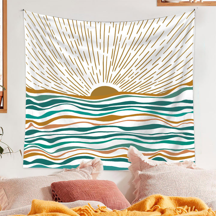 Ocean Sunrise Tapestry