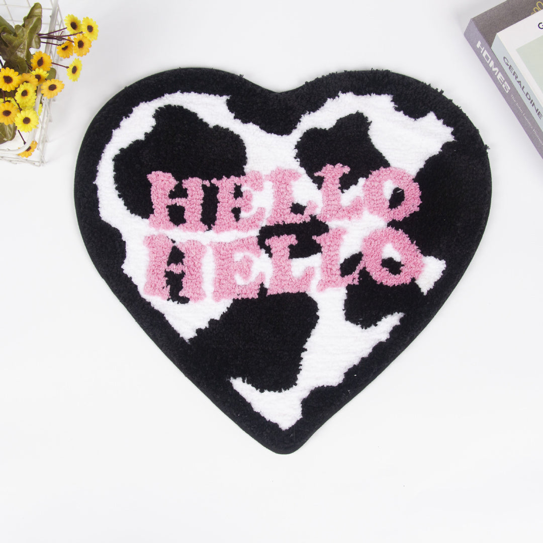 Hello Hello Cow-Print Heart