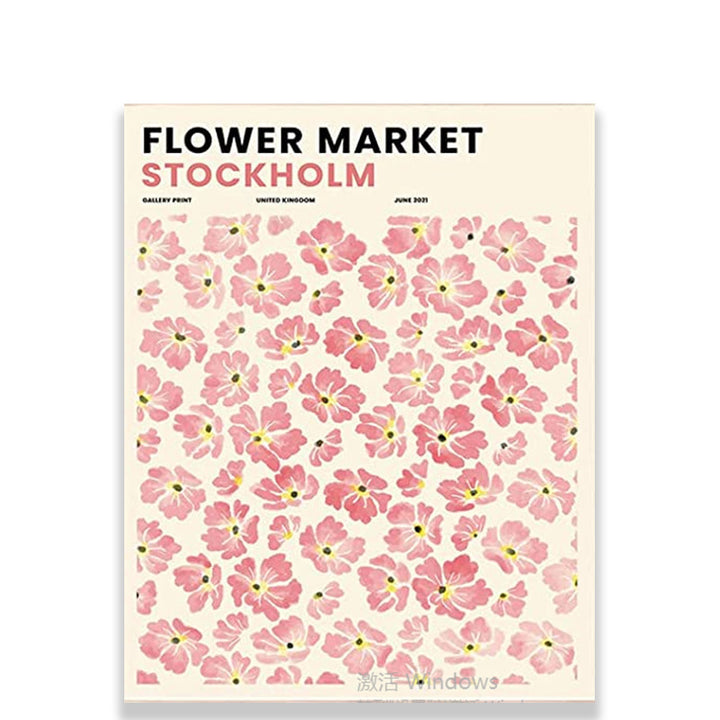 Blossom Flower Market Canvas Posters