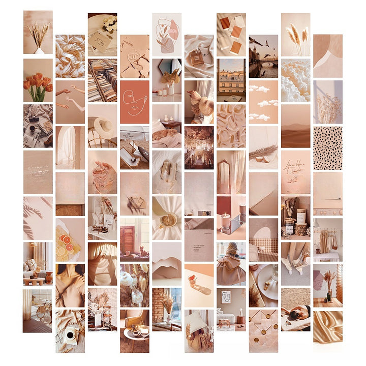 Summer Warmth Wall Collage Kit - 70pcs