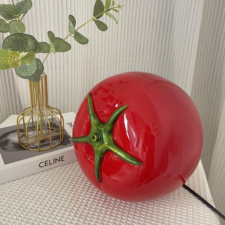 Tomato Glass Table Lamp