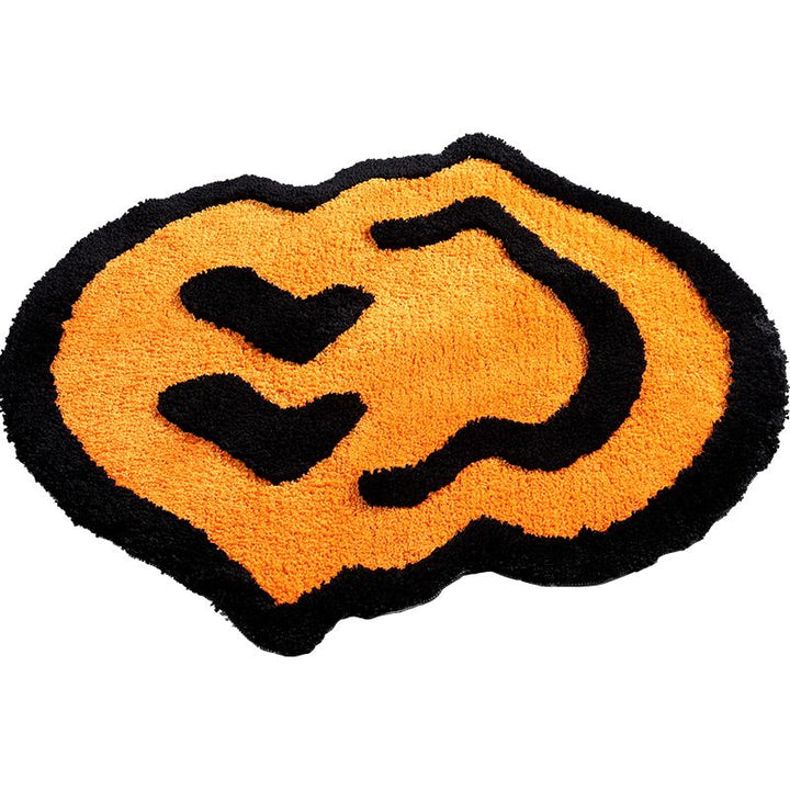 Melting Smiley Accent Rug