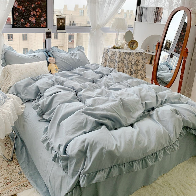 French Ruffles Bedding Set