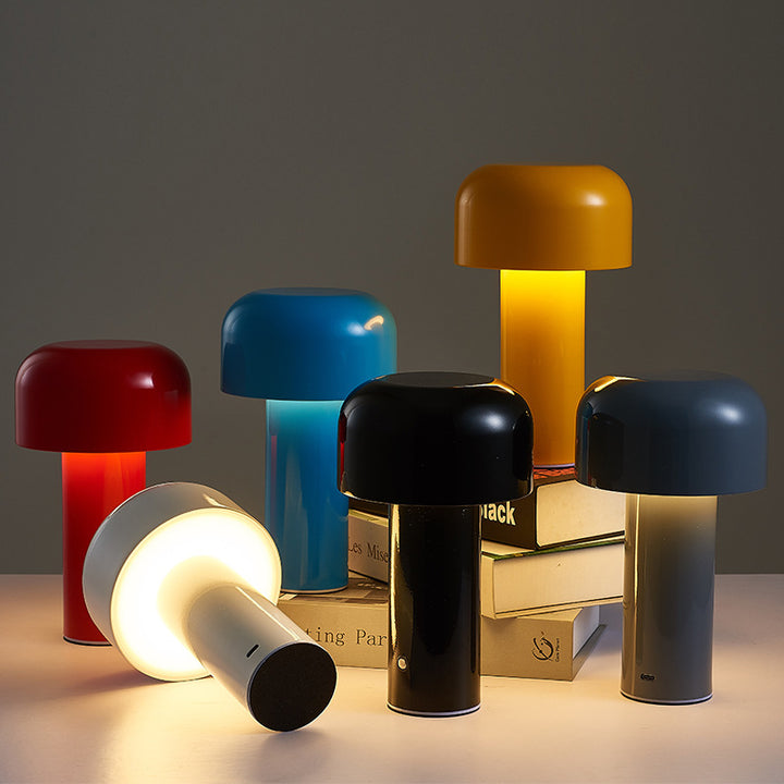 Retro Metal Mushroom Table Lamp