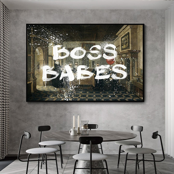 Boss Babes Canvas Poster