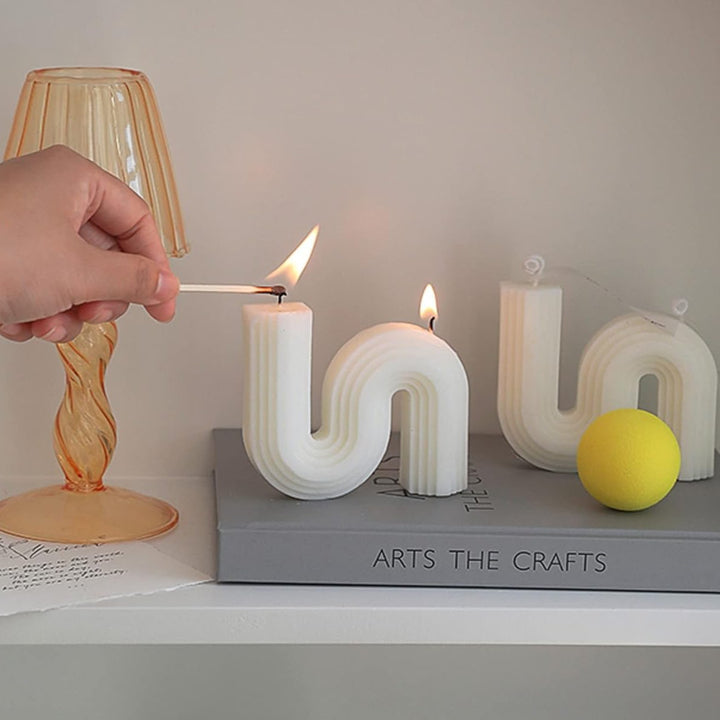 Geometric Ornaments Candle