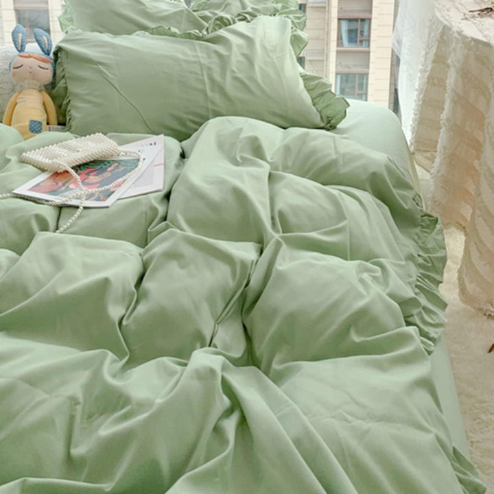 French Ruffles Bedding Set