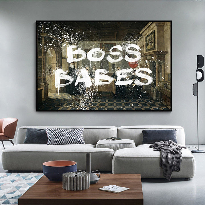 Boss Babes Canvas Poster