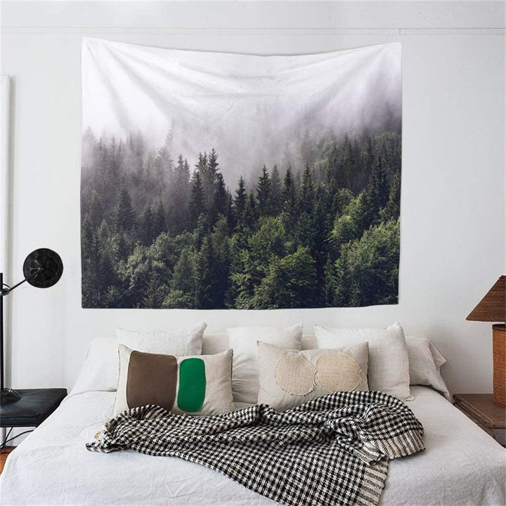 Foggy Forest Tapestry