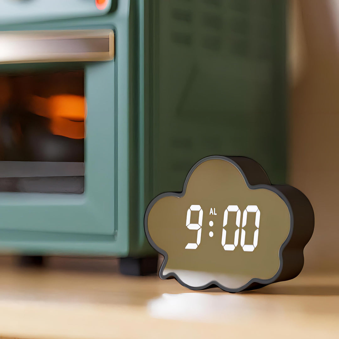 Cloud Mirror Alarm Clock