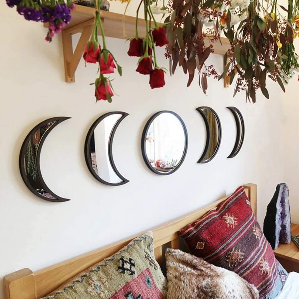 Moon Phases Mirror Set