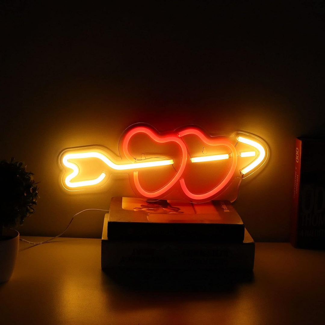 Cupid's Arrow Neon Light