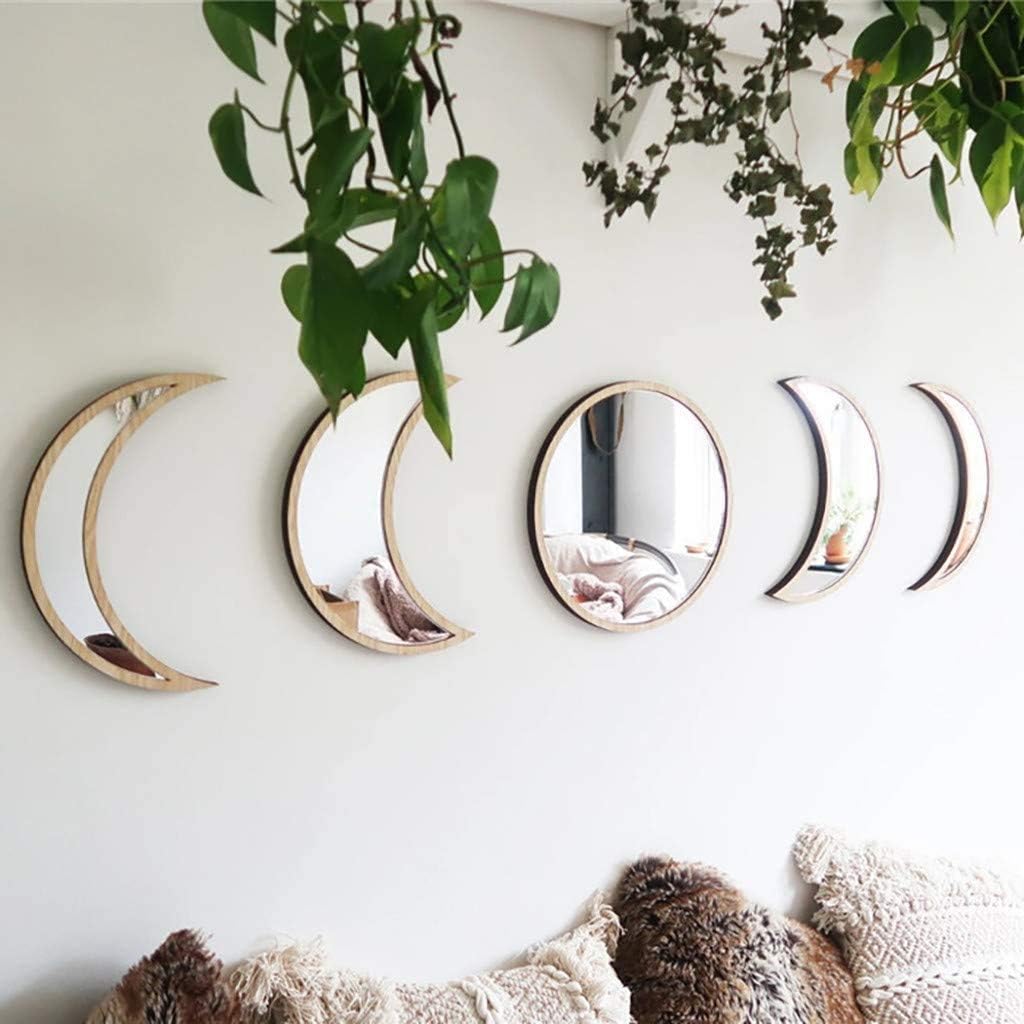 Moon Phases Mirror Set