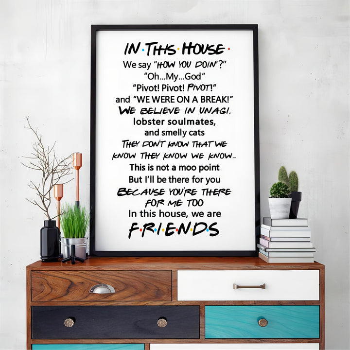 Friends Quotes Canvas Poster