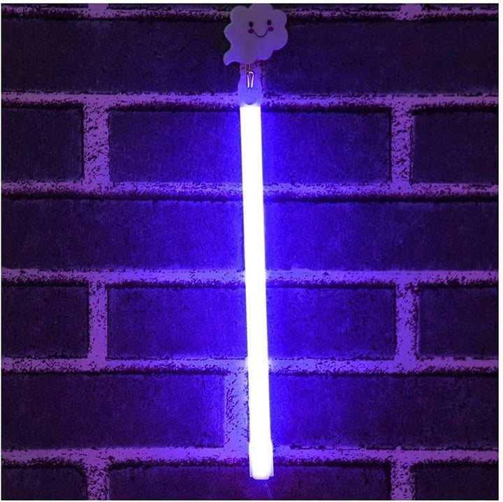 Purple Letter/Number Neon Light