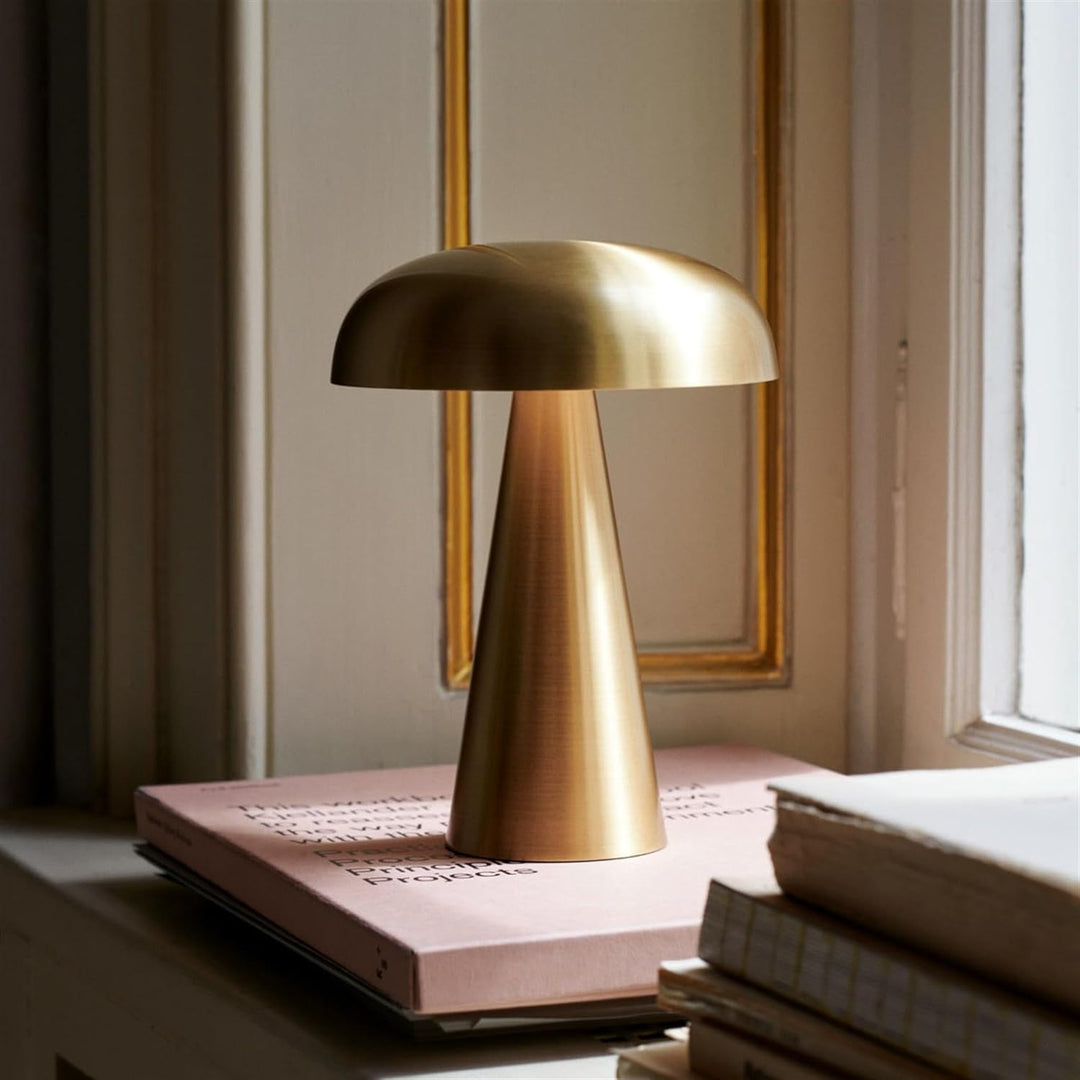 Metal Mushroom Touch Lamp