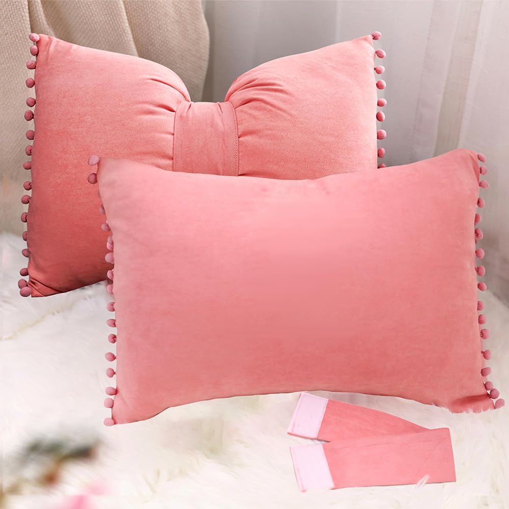 Classic Bow-Tie Decorative Pillow