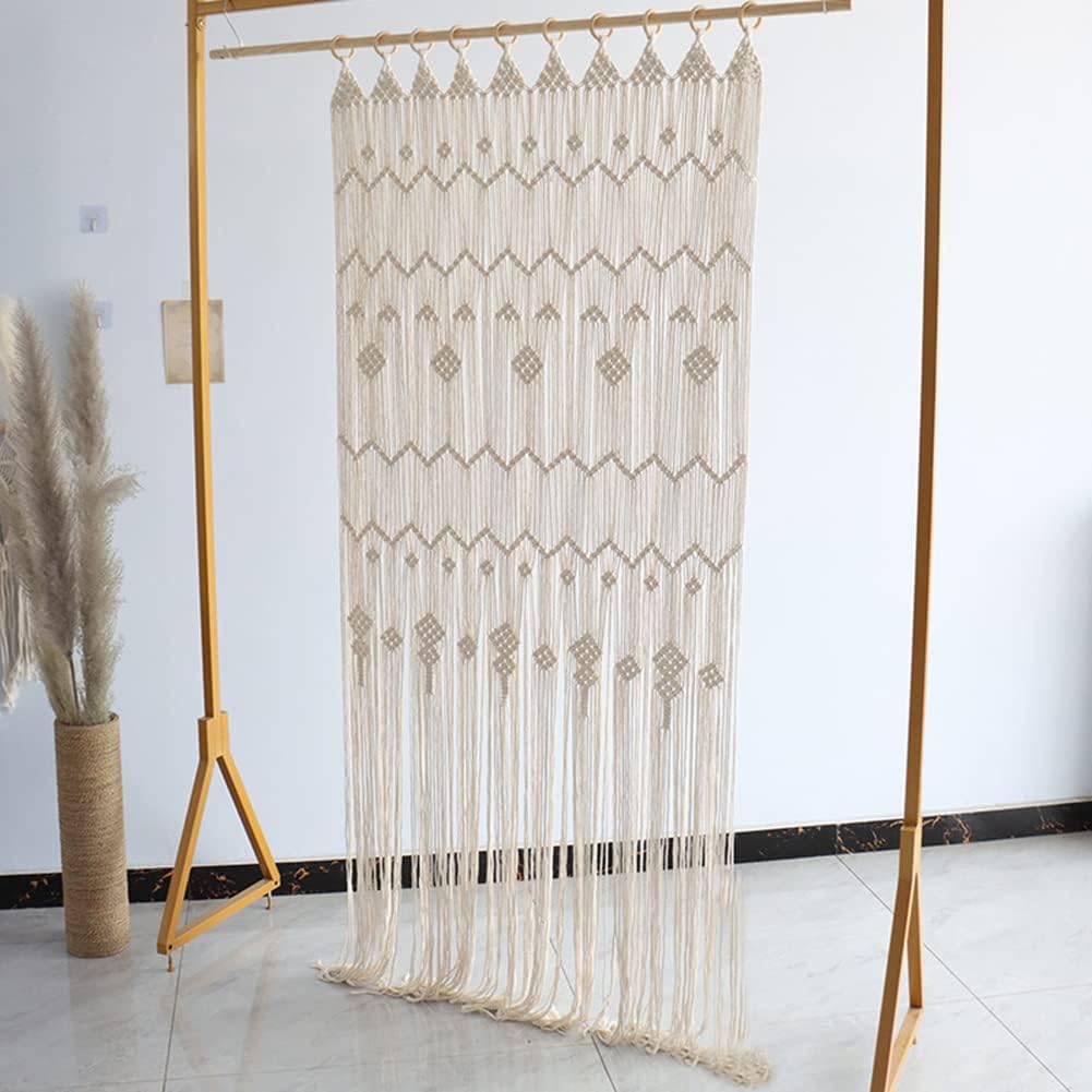 Boho Cascade Handmade Macrame Curtain