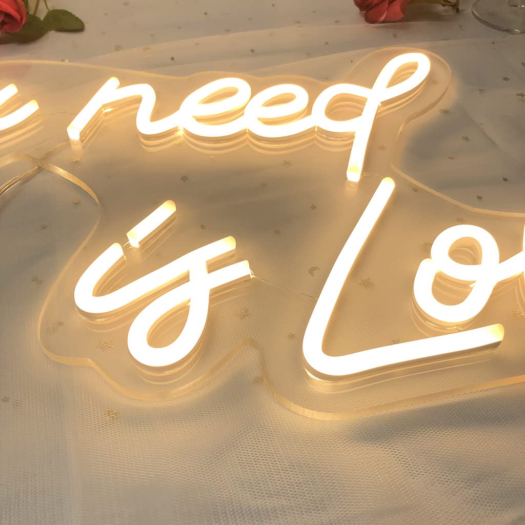 All You Need Is Love Neon Light