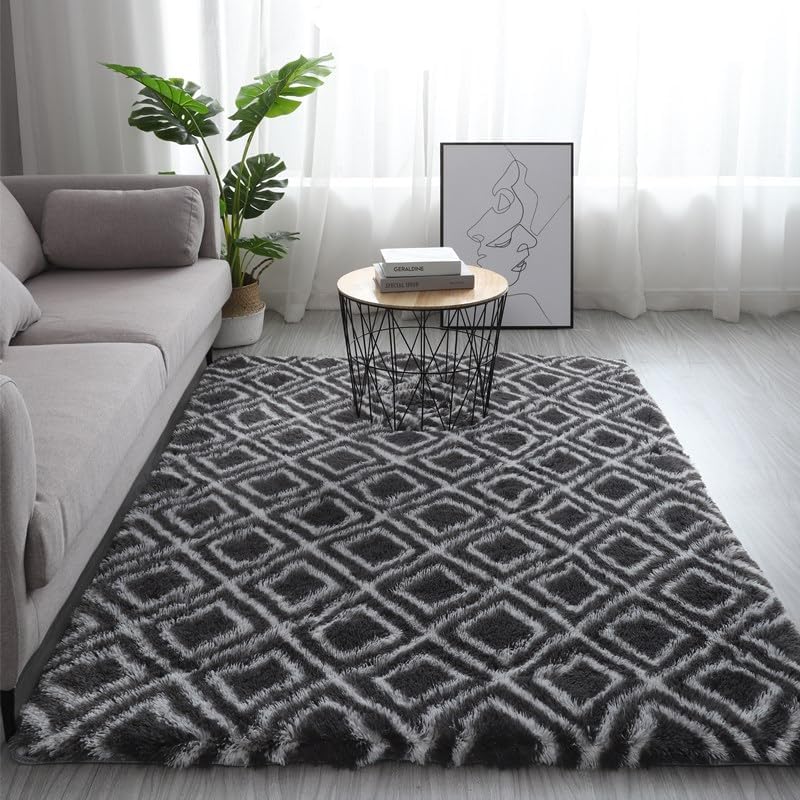 Plush Pattered Area Rugs (5 Options)