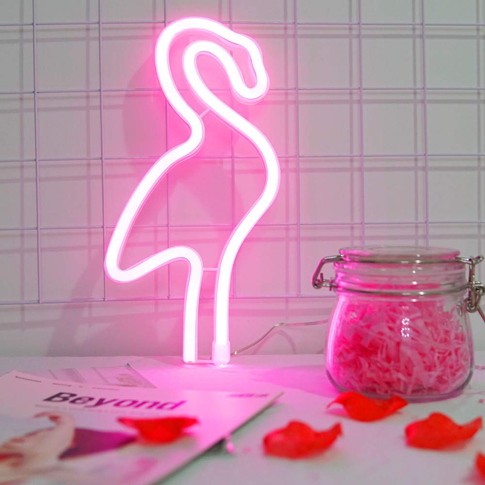 Flamingo Neon Light (2 Color Options)