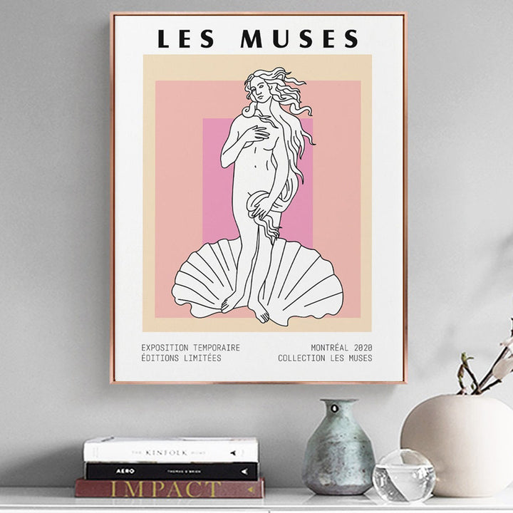 Les Muses Canvas Posters