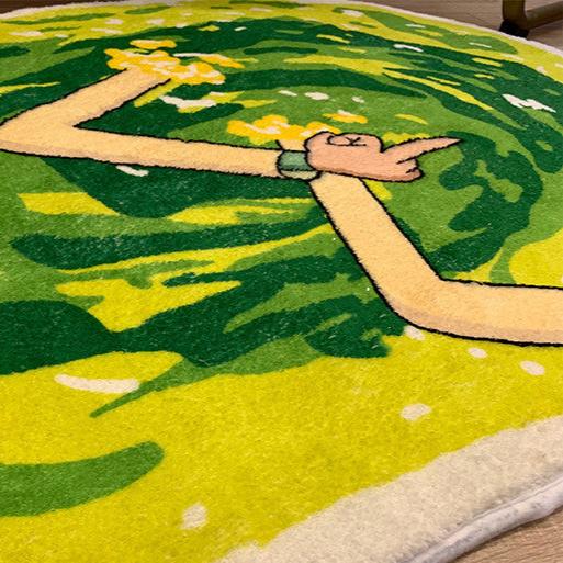 Rick & Morty Vortex Accent Rug