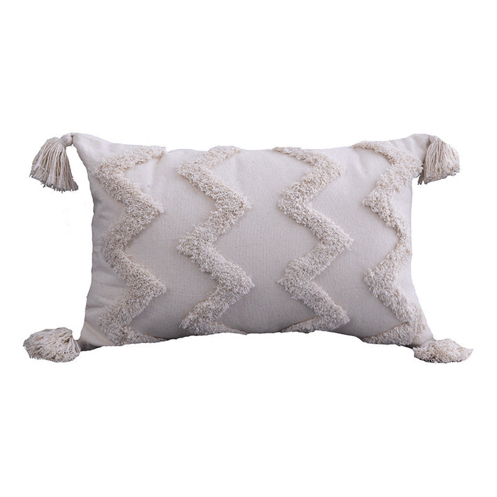 Tufted Farmhouse Throw Pillow Cover