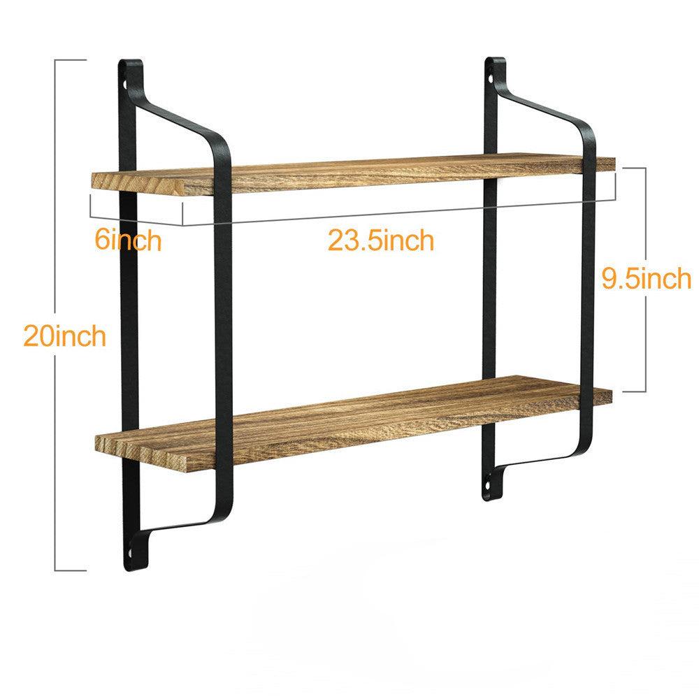 Heavy Duty Rustic Floating Wall Shelf