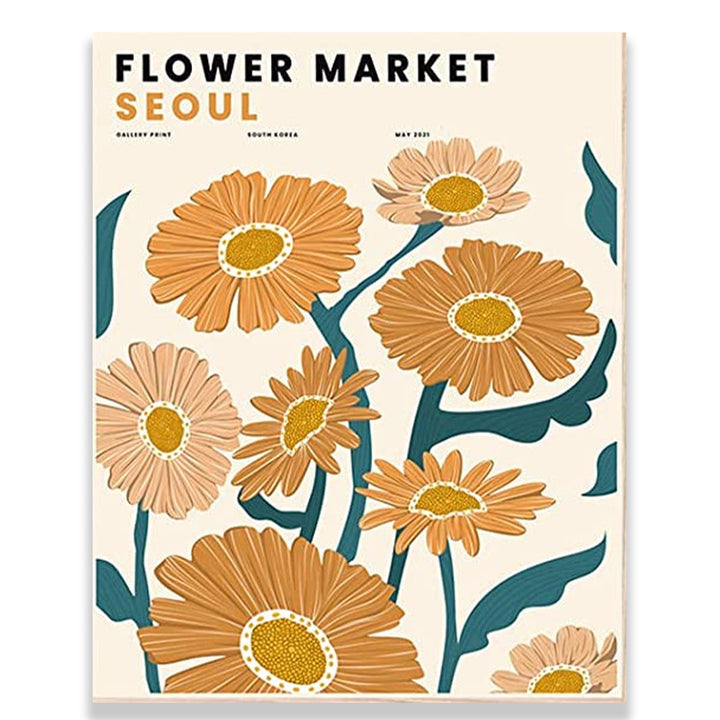 Blossom Flower Market Canvas Posters