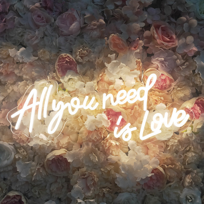 All You Need Is Love Neon Light