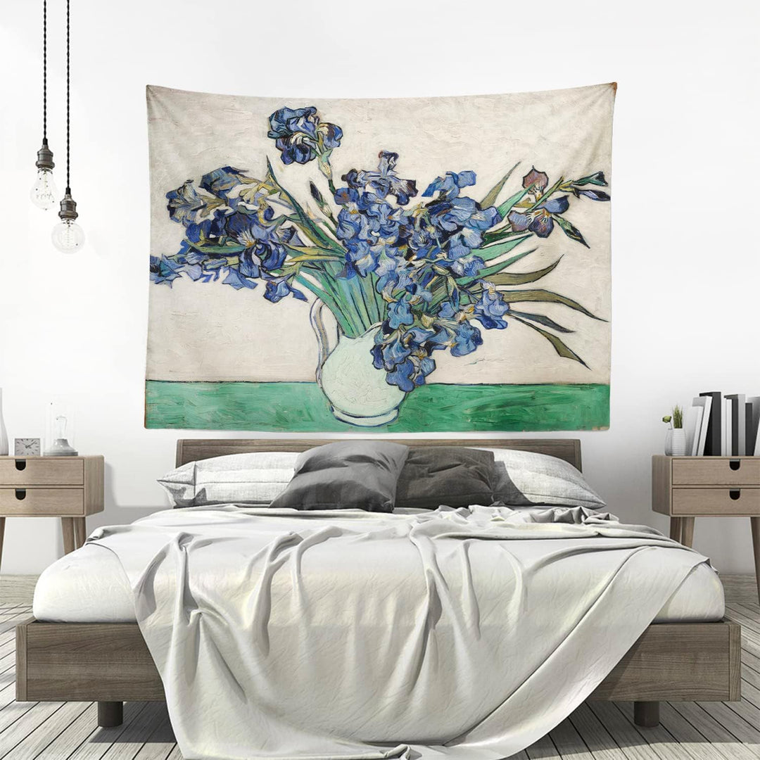 Van Gogh Vase With Irises Tapestry