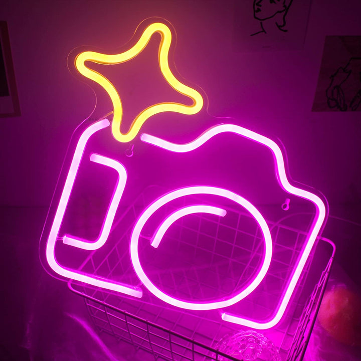 Camera Neon Light