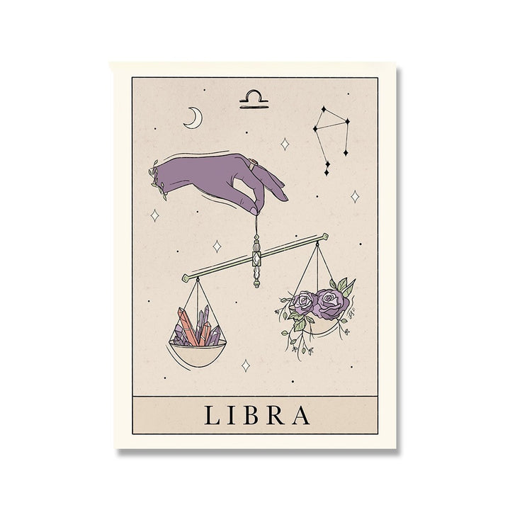 Horoscope Tarot Canvas Posters