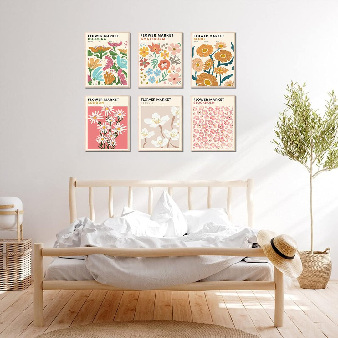 Blossom Flower Market Canvas Posters