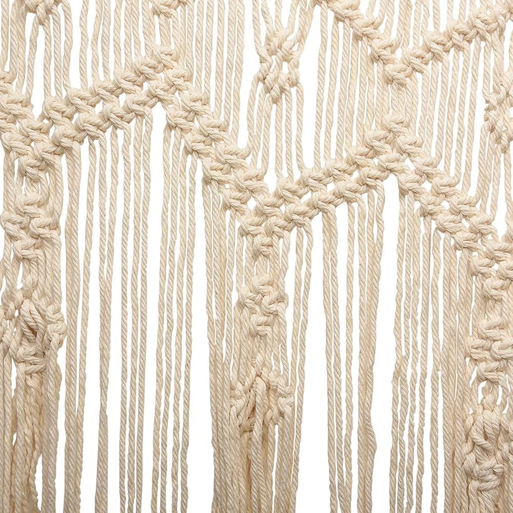 Bohemian Twist Handmade Macrame Curtain