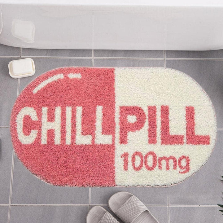 Pink Chill Pill Accent Rug